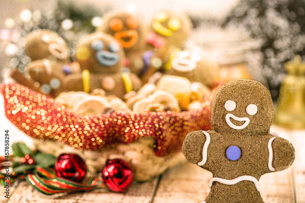 Gingerbread Man, Christmas Gingerbread Cookie, Christmas Candy and Desserts