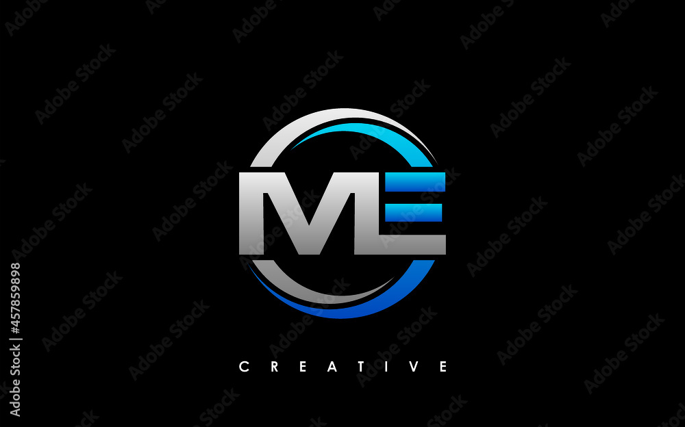 ME Letter Initial Logo Design Template Vector Illustration ME Letter Initial Logo Design Template Vector Illustration
