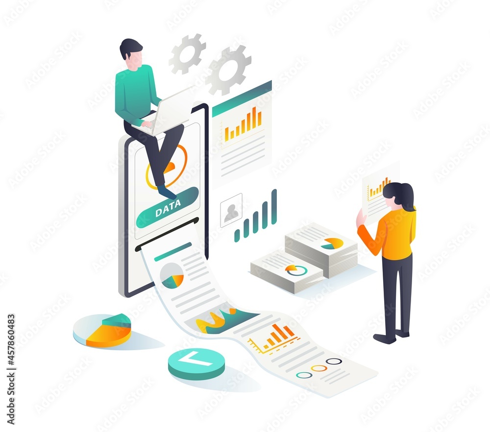 Printing analysis data on paper via smartphone