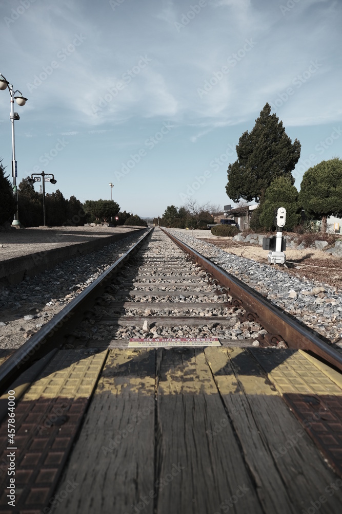 Fototapeta premium The picture on the railroad.