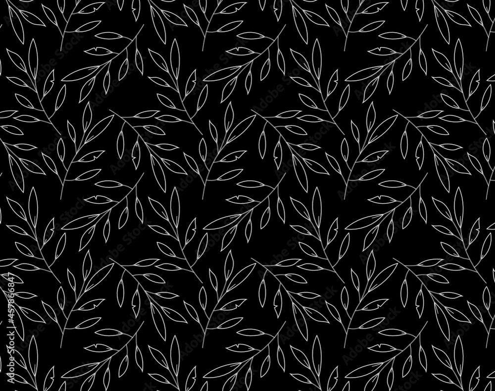 seamless pattern with leaves seamless pattern with leaves