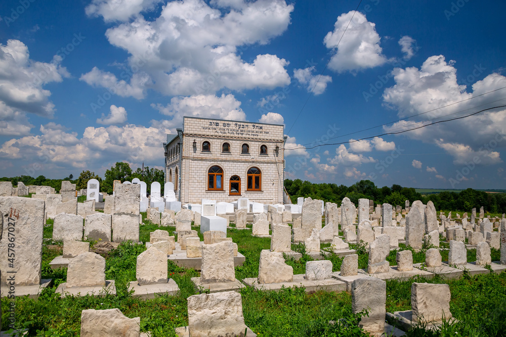Baal Shem Tov. Old Jewish cemetery. Grave of the spiritual leader Baal Shem Tov