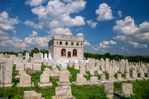 Baal Shem Tov. Old Jewish cemetery. Grave of the spiritual leader Baal Shem Tov photo