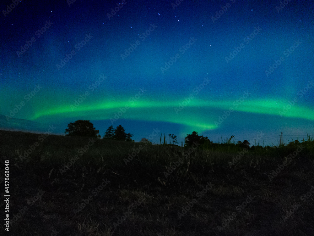aurora borealis over wester Norway aurora borealis over wester Norway