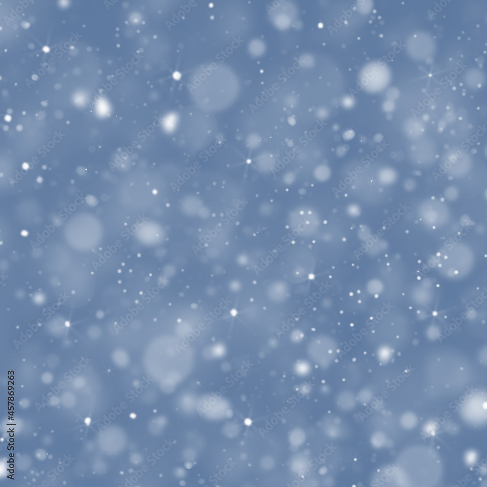 Fototapeta premium Snowing in winter time. Background for your christmas ideas.