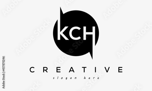 KCH creative circle letters logo design victor photo