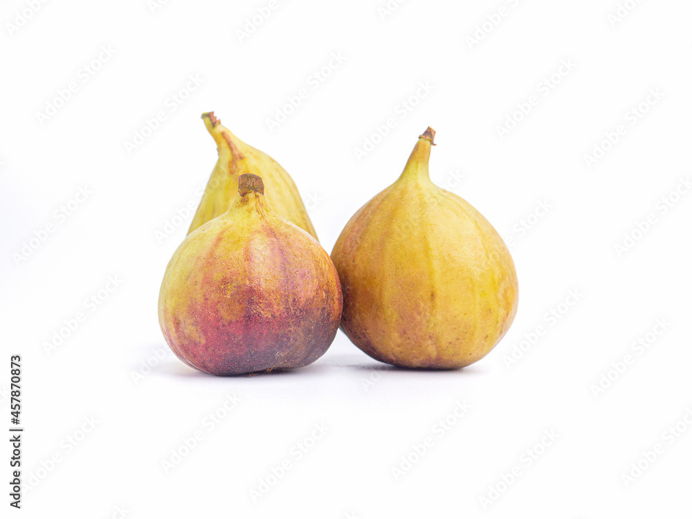 Ripe figs fruit isolated on white background. High Vitamins fruit. Concept of fruits healthy Ripe figs fruit isolated on white background. High Vitamins fruit. Concept of fruits healthy
