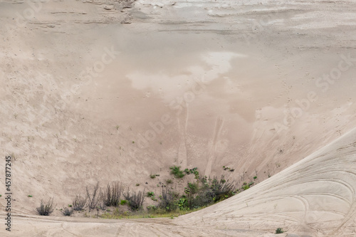 Sand pit in a quarry. No visible people. Shot in Sweden, Scandinavia