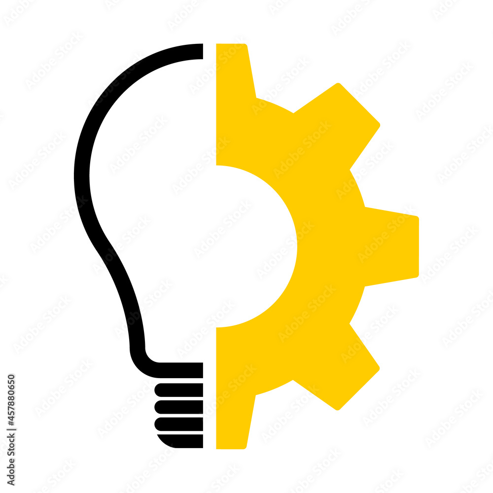 Light bulb icon, Lightbulb energy symbol Electric power vector illustration isolated on white background Black and white design Light bulb icon, Lightbulb energy symbol Electric power vector illustration isolated on white background Black and white design