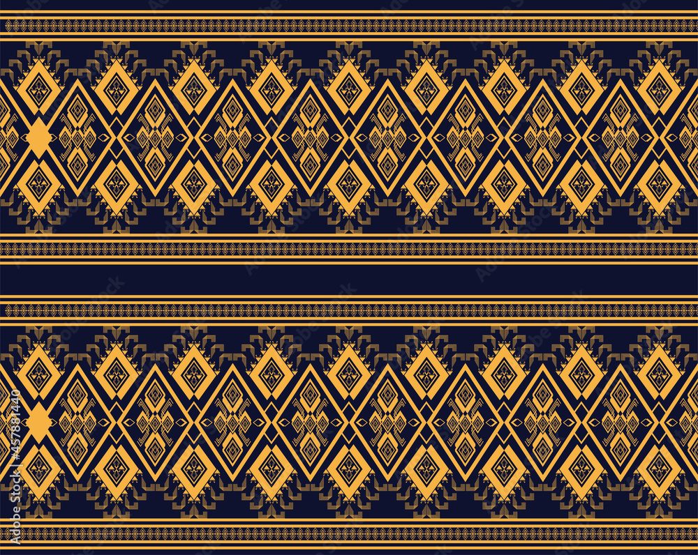 Geometric ethnic texture embroidery design with Dark Blue background design, skirt,wallpaper,clothing,wrapping,fabric,sheet, with yellow triangle shapes Vector, illustration.eps
Geometric ethnic texture embroidery design with Dark Blue background design, skirt,wallpaper,clothing,wrapping,fabric,sheet, with yellow triangle shapes Vector, illustration.eps