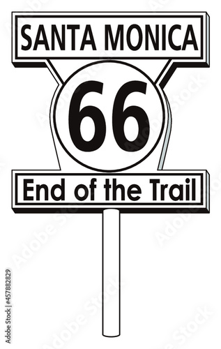 サンタモニカ エンド・オブ・トレイル Route66