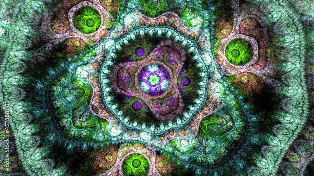 Obraz premium 3D Abstract fractal background.