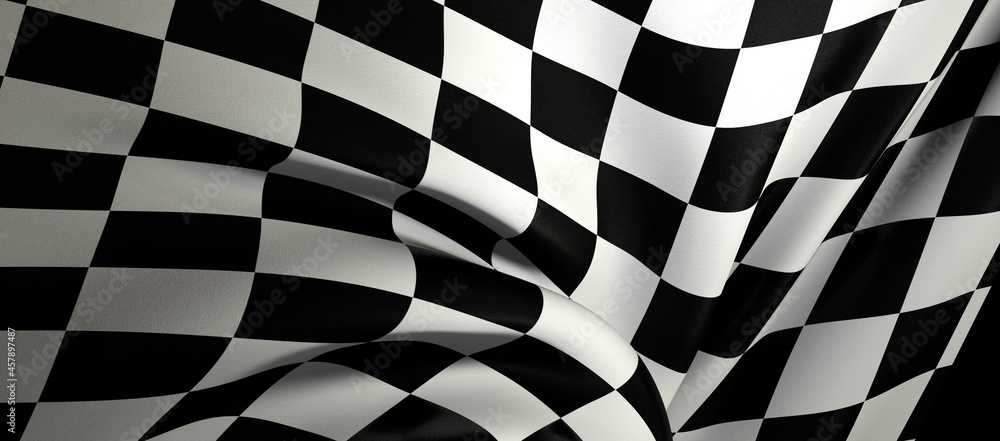 Obraz premium finish flag finishflag background muster