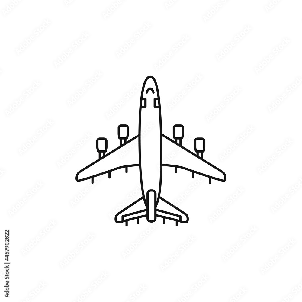 user experience airplane icon vector user experience airplane icon vector