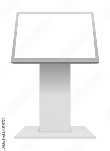 Digital kiosk with tv screen