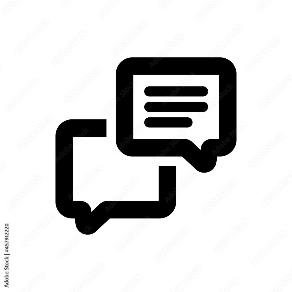 Chat bubbles icon Chat bubbles icon