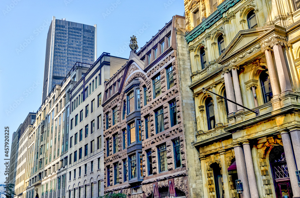 Historic architecture in Montreal