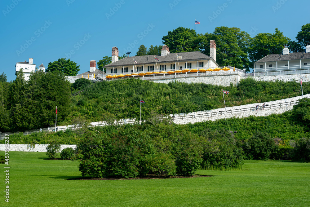 Historic fort on Mackinac Island, Michigan Historic fort on Mackinac Island, Michigan