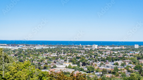 Photography Hamilton Skyline in a clear day