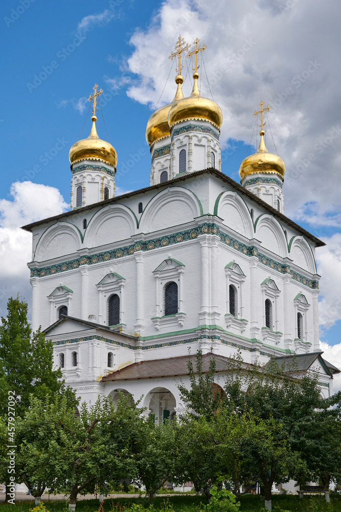 Russia. Joseph-Volokolamsk Monastery. Cathedral of the Assumption of the Blessed Virgin Mary. West corner