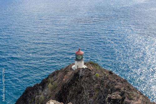 Scenic Makapuu Lighthouse vista, Oahu, Hawaii photo