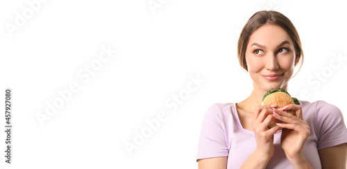 Beautiful young woman with ...