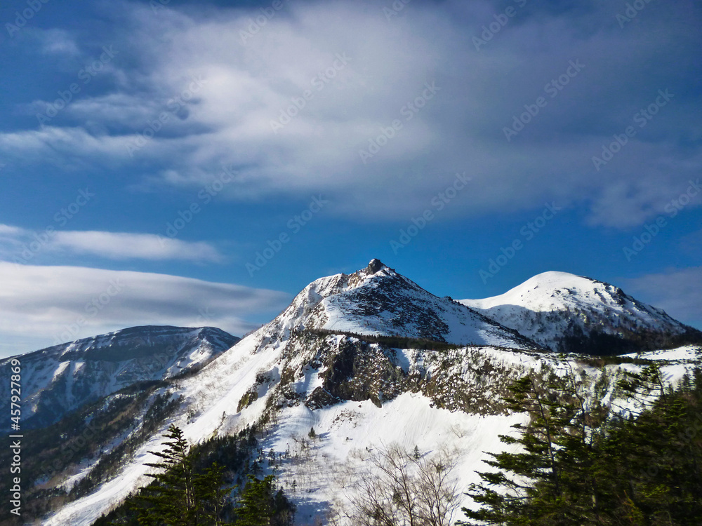 Fototapeta premium 日本の山 天狗岳 3月