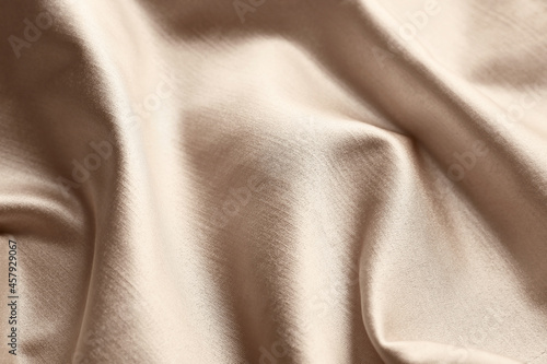 Texture of color fabric with folds, closeup