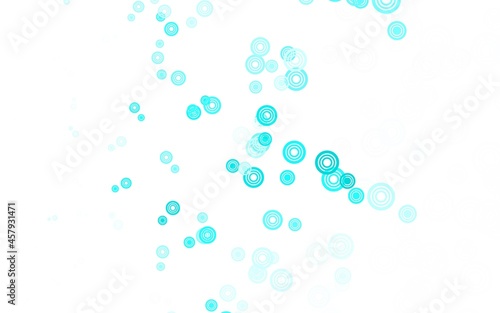Light Green vector backdrop with dots. © smaria2015