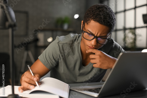 African-American student pr...