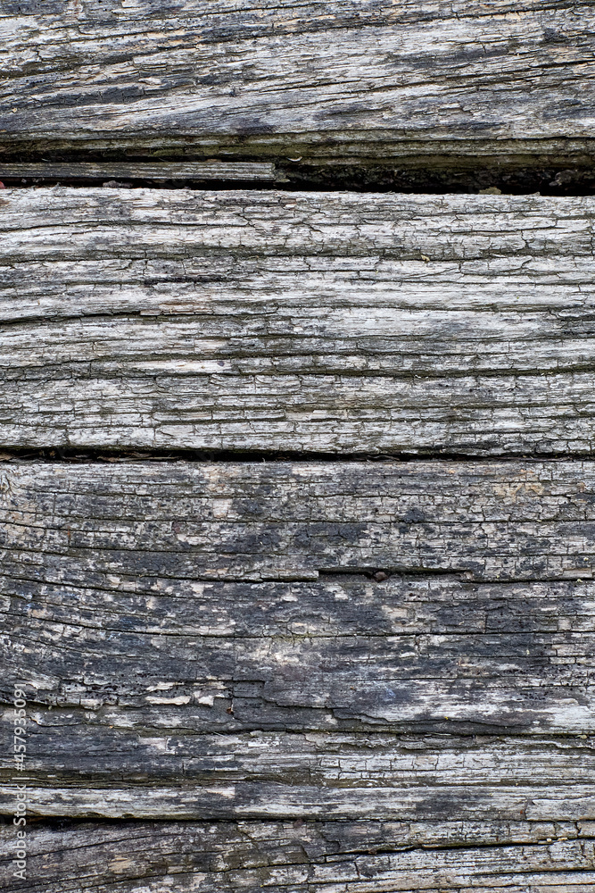 Old cracked wood plank background. Wood texture. Front view with copy space. Old cracked wood plank background. Wood texture. Front view with copy space.