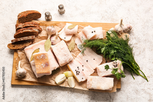 Traditional ukrainian salo ...