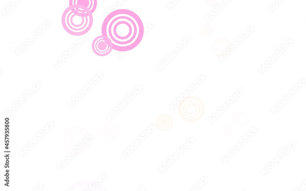 Light Red, Yellow vector pattern with spheres. Light Red, Yellow vector pattern with spheres.