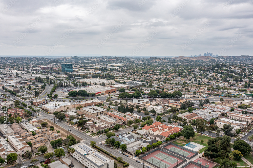 city aerial view city aerial view