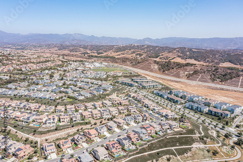 Aerial view of master planned Southern California community.   © Justin