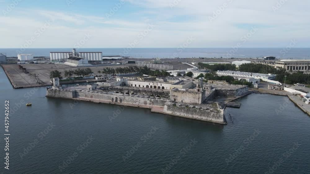 Aerial view of the San Juan de Ulua fortress, Veracruz, Mexico Aerial view of the San Juan de Ulua fortress, Veracruz, Mexico