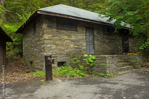 Civilian Conservation Corps Era Stone Building near Ithaca NY