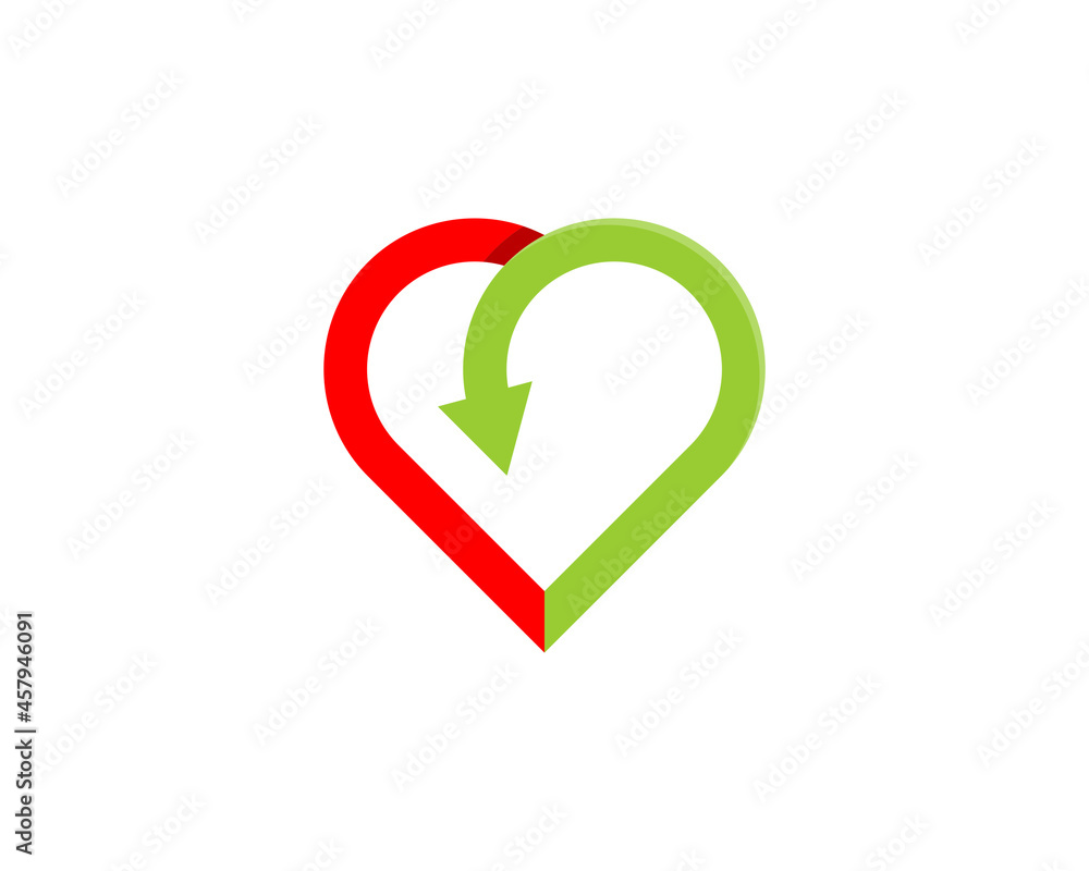 Fototapeta premium Shark silhouette with square line behind