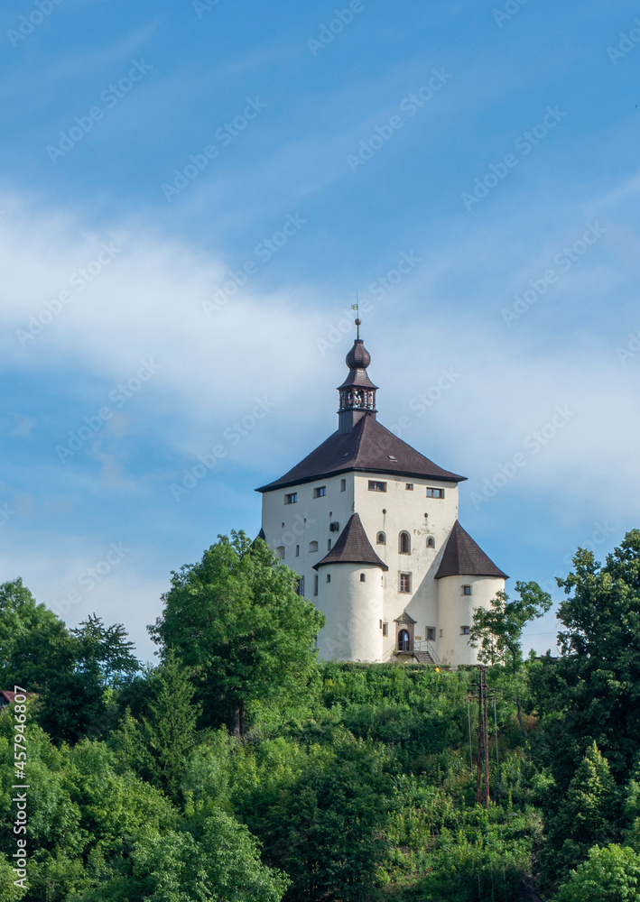 The New Castle in Banska Stiavnica, Slovakia. Unesco World Heritage Site.