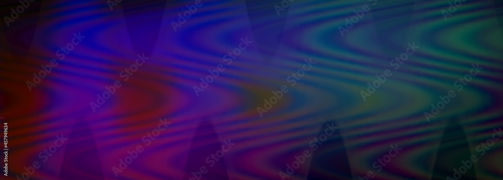 Obraz premium An abstract wavy iridescent background image.