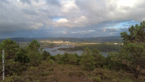 Timelapse of the estuary of the mouth of the Anllons river photo