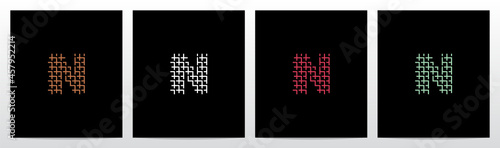 Wicker Forming Letter Logo Design N
