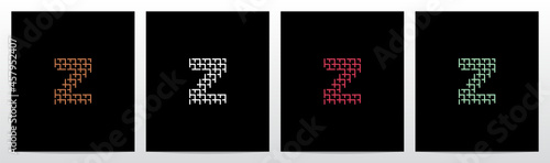 Wicker Forming Letter Logo Design Z