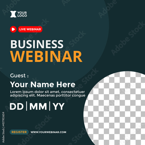 Business Webinar Design Template