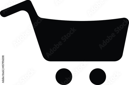 Shopping Cart Icon, flat design best vector icon