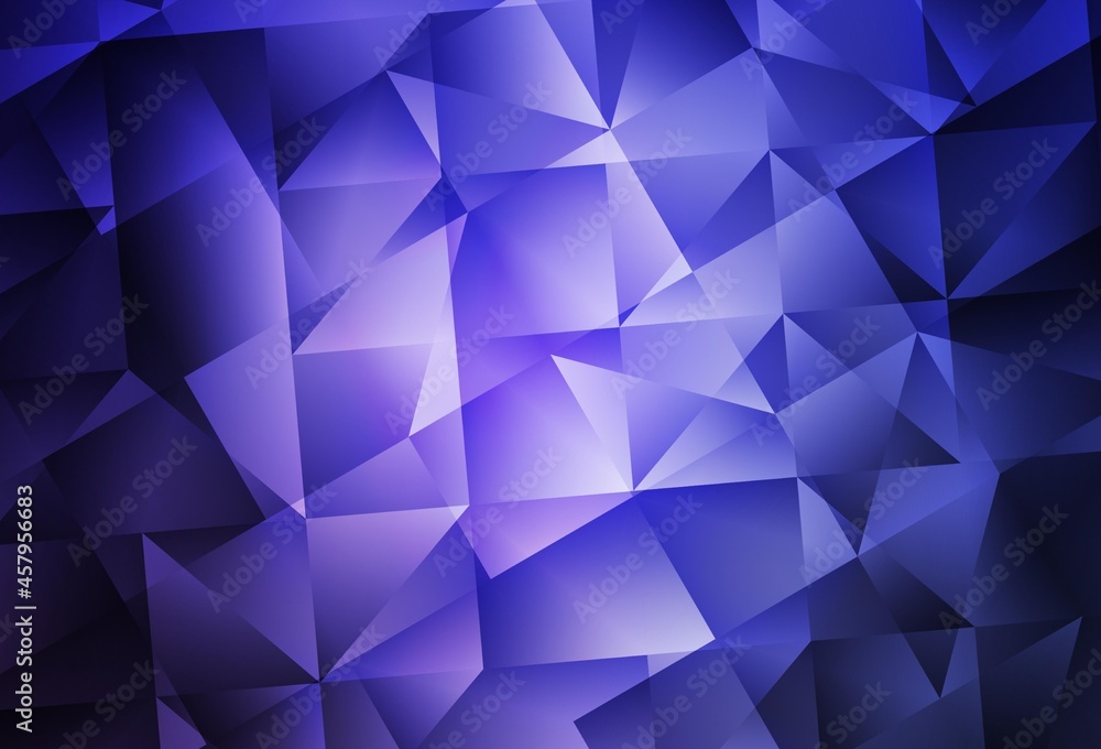 Light Purple vector abstract polygonal pattern. Light Purple vector abstract polygonal pattern.