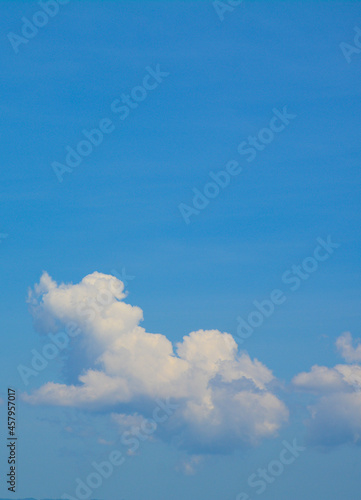 Blue sky clouds background
