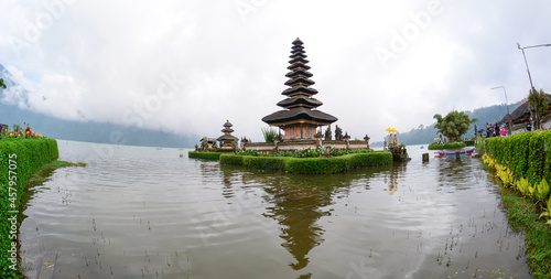 Ulun Danu Beratan Temple on Bali Island, Indonesia