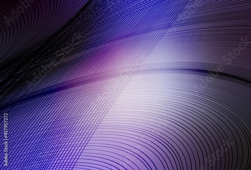 Light Purple vector texture with bent lines.