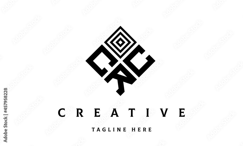 Obraz premium CCR rectangle three latter logo